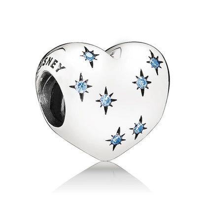 Disney Cinderella Dream Heart Charm S925 Sterling Silver