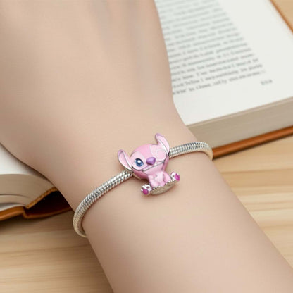 Disney Lilo & Stitch Angel Charm S925 Sterling Silver