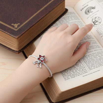 Stranger Things Moveable Demogorgon Charm S925 Sterling Silver