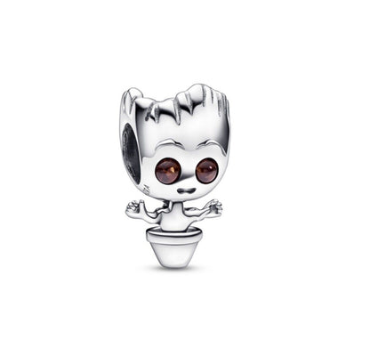 Marvel Guardians of the Galaxy Dancing Groot Charm  S925 Sterling Silver