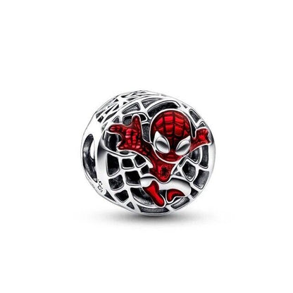 Marvel Spider Man Soaring City Charm S925 Sterling Silver