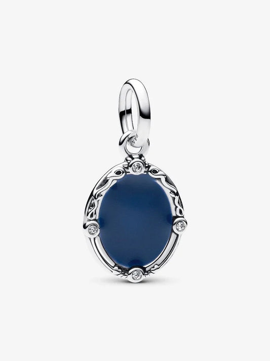 Disney Snow White Magic Mirror Dangle Charm Hallmarked S925 Sterling Silver