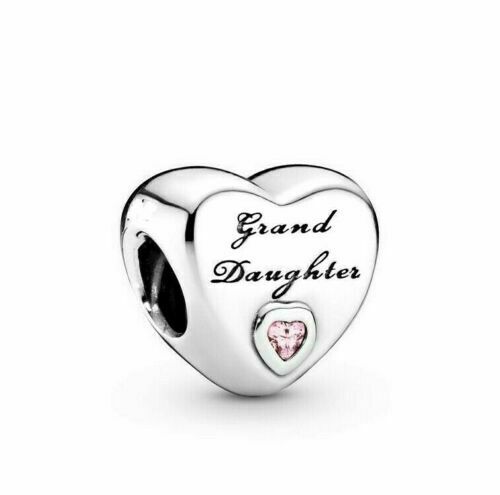 Grand Daughter Heart Charm S925 Sterling Silver