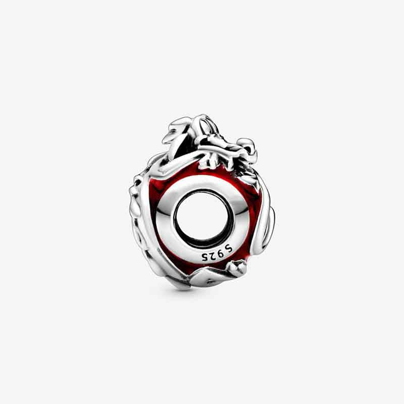 Disney Mulan Mushu Charm S925 Sterling Silver