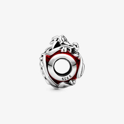 Disney Mulan Mushu Charm  S925 Sterling Silver