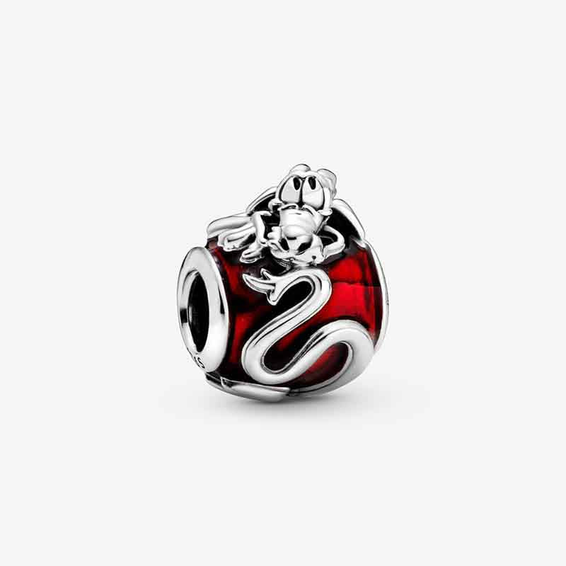 Disney Mulan Mushu Charm S925 Sterling Silver